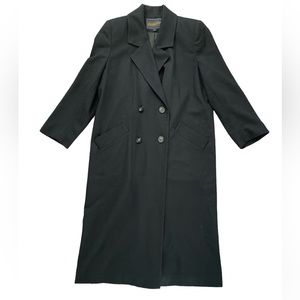 Vintage Pendleton Black Wool Pea Coat- size 8